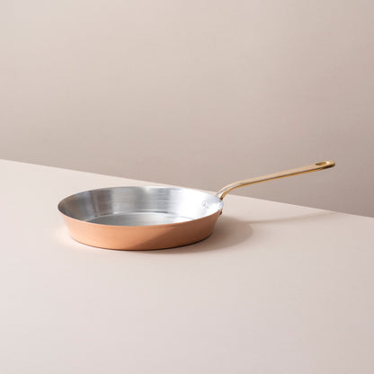 Traditional Copper Fry Pan with Tin Coating